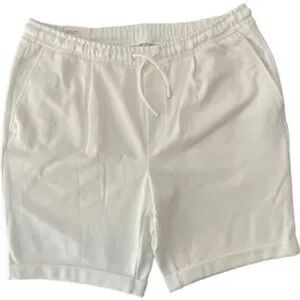 Zara Men's Cream Athletic Shorts
